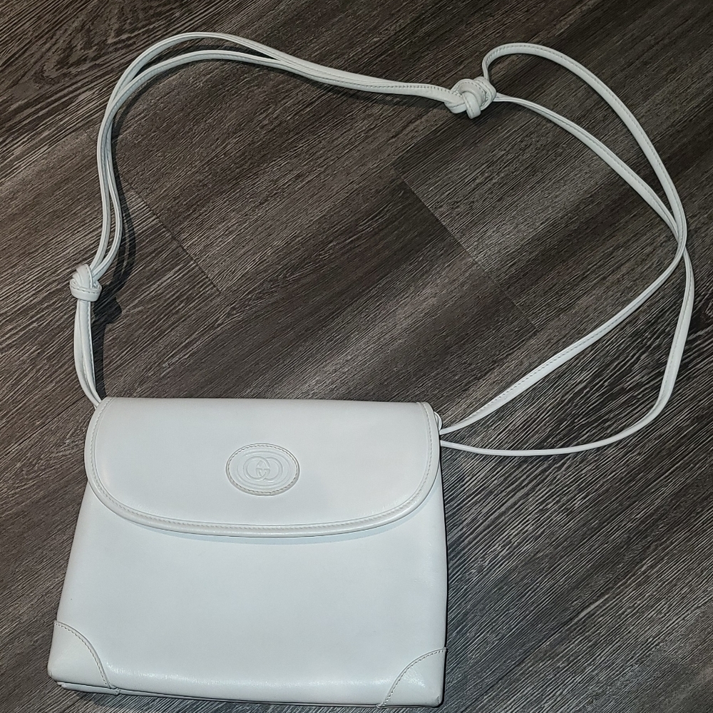 White Vintage Gucci Shoulder bag